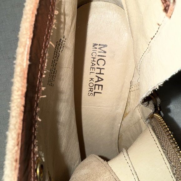 Elegant Suede Lace-Up Wedge Booties - Picture 8 of 9